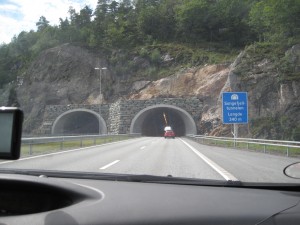 En af de mange tunneler